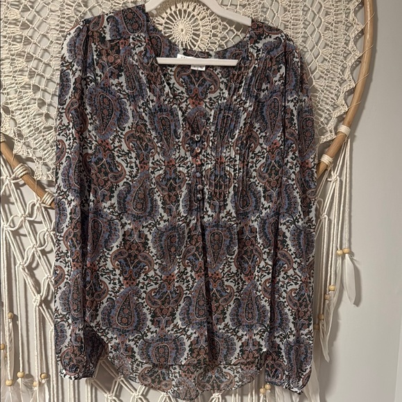 Veronica Beard Tops - Paisley Print Blouse